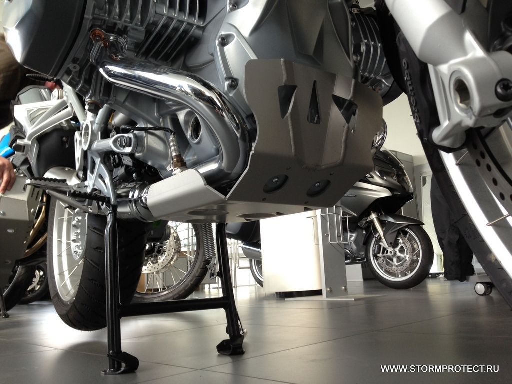 Защита картера для BMW R1200GS, R1200GS Adventure 2014-, алюминий 4 мм, STORM, арт. 2614