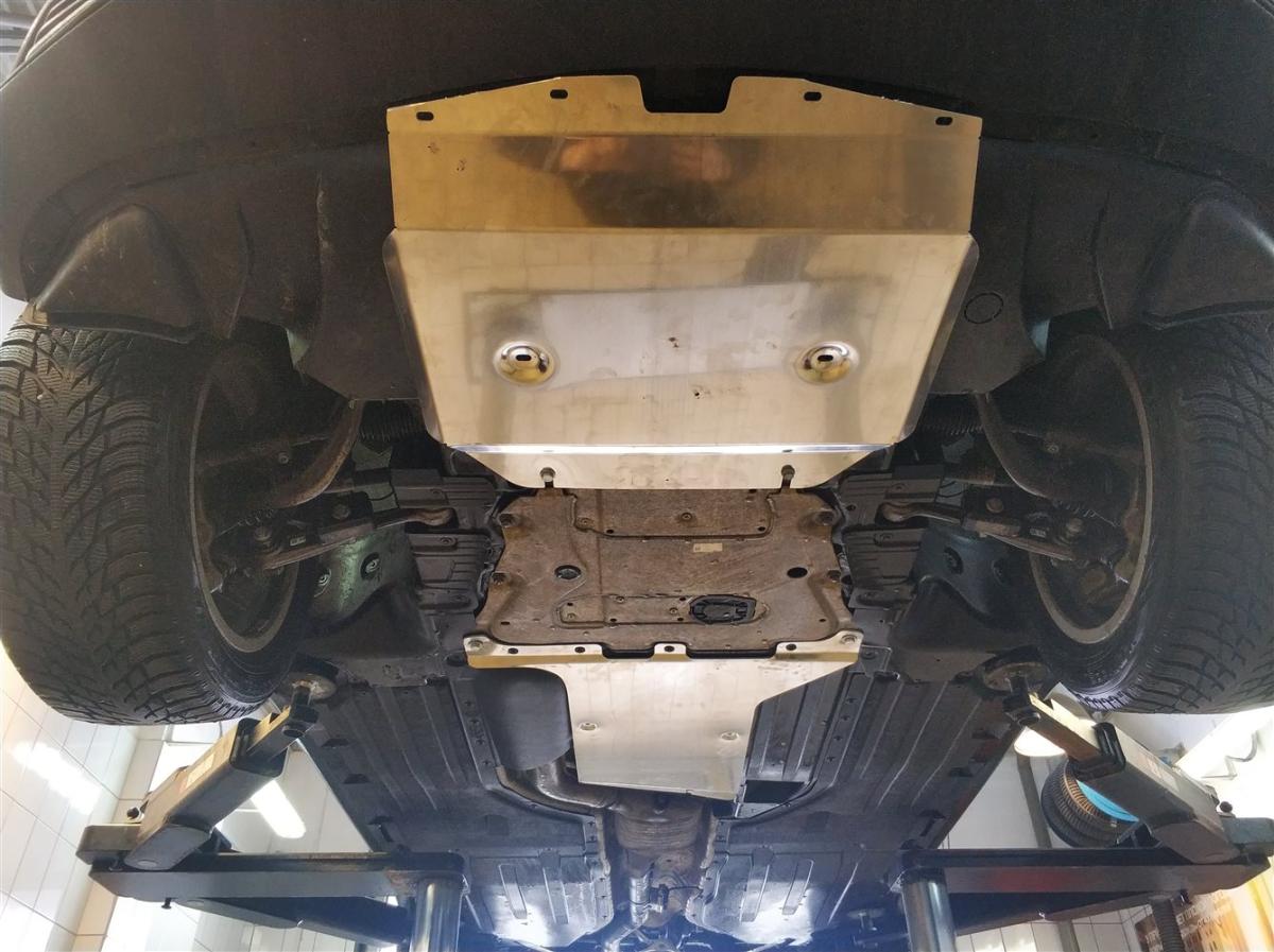 34.15ABC ЗАЩИТА КАРТЕРА ДВИГАТЕЛЯ И КПП BMW X5 V-ВСЕ, КПП-ВСЕ, X5 M-ПАКЕТ (2019-) 2 ЧАСТИ (НЕ ПОДХОДИТ НА BMW X5M) / BMW X7 V-ВСЕ, КПП-ВСЕ, 2018- (АЛЮМИНИЙ 4 ММ)