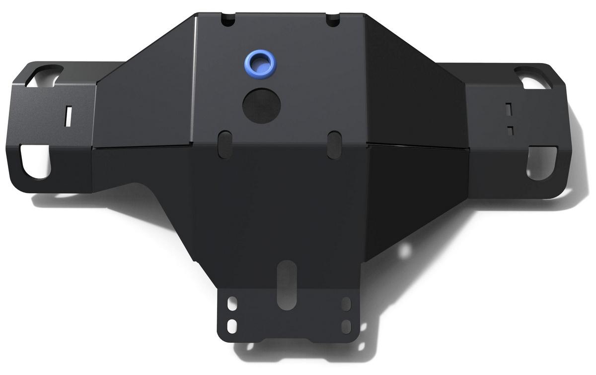 Защита дифференциала заднего моста Rival для Volkswagen Amarok I рестайлинг 2016-н.в., сталь 3 мм, с крепежом, 2111.5876.1.3