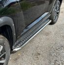 Пороги с площадкой 60,3 мм Haval H7 2.0 4WD 2024 арт. HAVH724-07