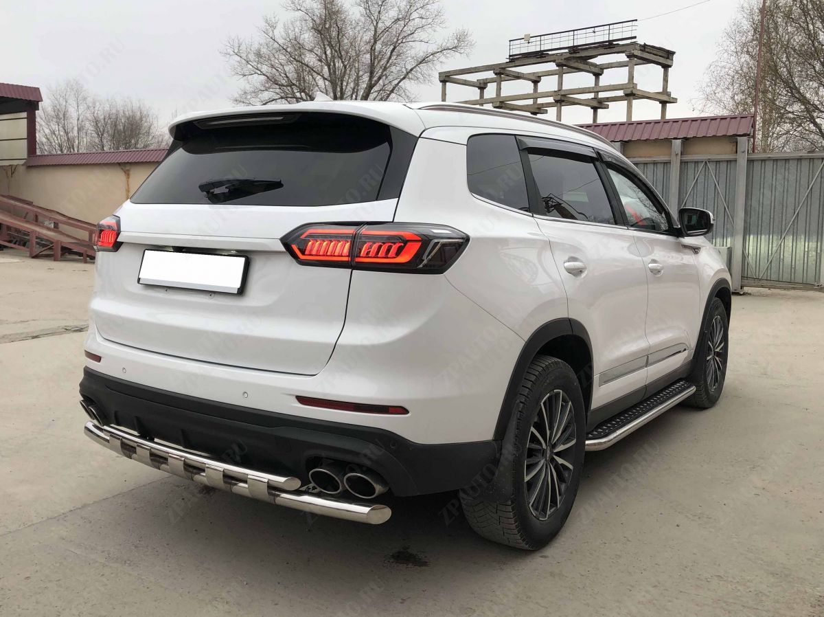 Пороги с накладным листом для автомобиля XCITE X-Cross 8 2025 арт. XCX-CR.8.25.41