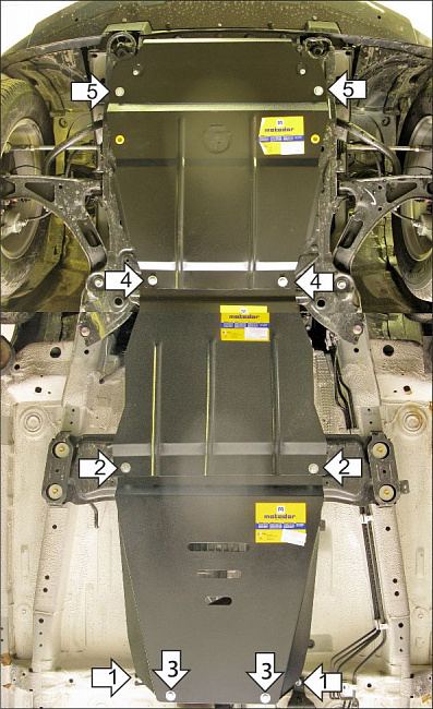 Ковер багажный модельный (высокий борт) для BMW X3 (F25) (2010-17) , Элерон, арт. 72403