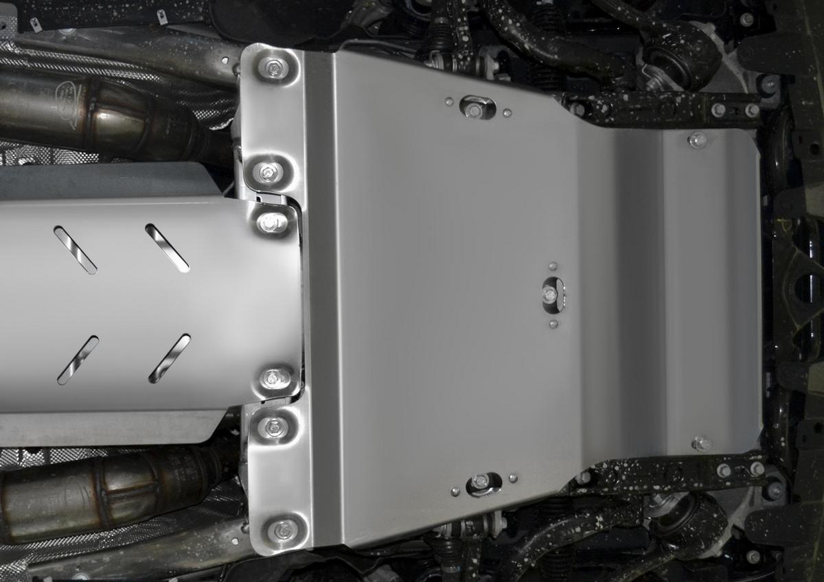 Защита картера Rival для Land Rover Range Rover IV 2012-2017, алюминий 4 мм, с крепежом, 333.3116.1