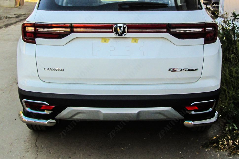 Уголки d57 Changan CS35Plus (2018-2023) , Slitkoff, арт. CHANCS35P-009