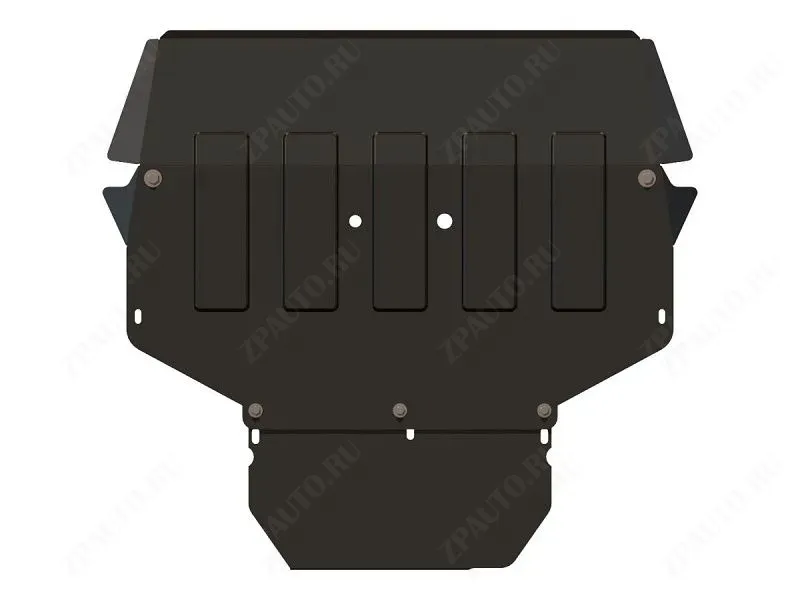 Защита картера и КПП для SEAT Altea  Freetrack 2008 - 2011 V-2,0, Sheriff, сталь 2, арт. 26.780