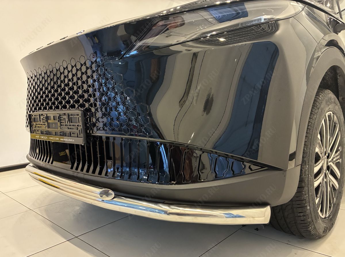 Защита переднего бампера двойная для автомобиля Omoda C7 2025 арт. CHOC7.25.03