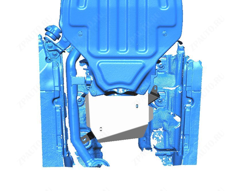 02.19ABC Защита РК Audi Q5 (2025-) (Алюминий 4мм)