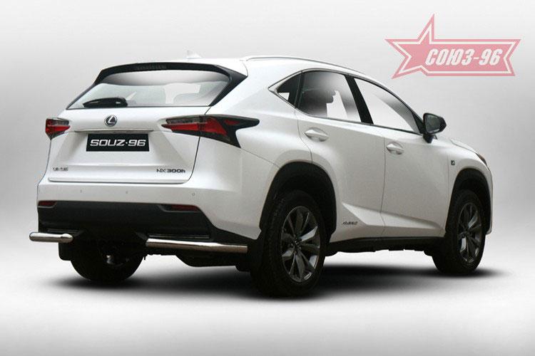 Защита задняя уголки d60 XL для Lexus NX 2014-, Lexus LENX.76.5187