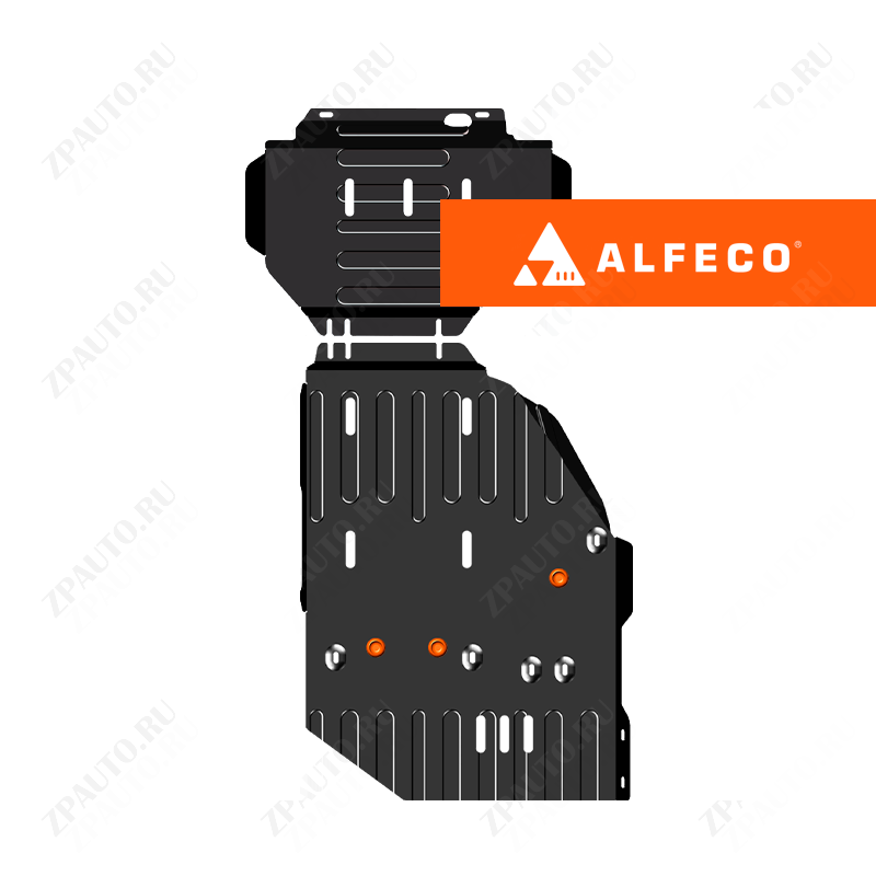 Haval H5 Pro 2023- V-2.0D 8AT 4WD (150 л.с.) комплект защиты (редуктор переднего моста, кпп и РК (2 части)), ALFeco, сталь, 2 мм, арт. ALF5512st