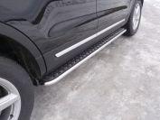 Пороги с площадкой 42,4 для Ford Explorer 2015 (Форд Эксплорер 2015), ТСС FOREXPL16-07, TCC Тюнинг