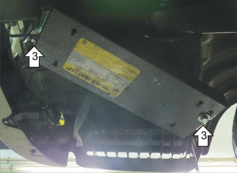 Защиты Грузовые Motodor (Радиатор Кондиционера), 2 мм, Сталь для Isuzu NMR 85H 2011- арт. 26407