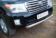 Защита переднего бампера d76 для Toyota Land Cruiser 200 2012, Руссталь TLCZ-000510