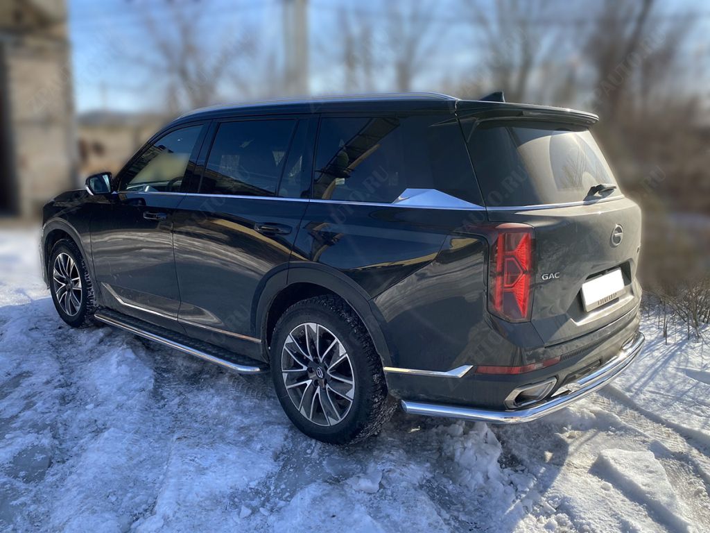 Пороги лист d-60 для автомобиля GAC GS8 2021-наст.вр. арт. GGS8_2, 
Технотек