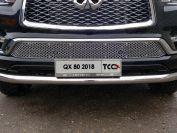 Решетка радиатора (лист AL) (без круизконтроля) для автомобиля Infiniti QX 80 2018-, TCC Тюнинг INFQX8018-07