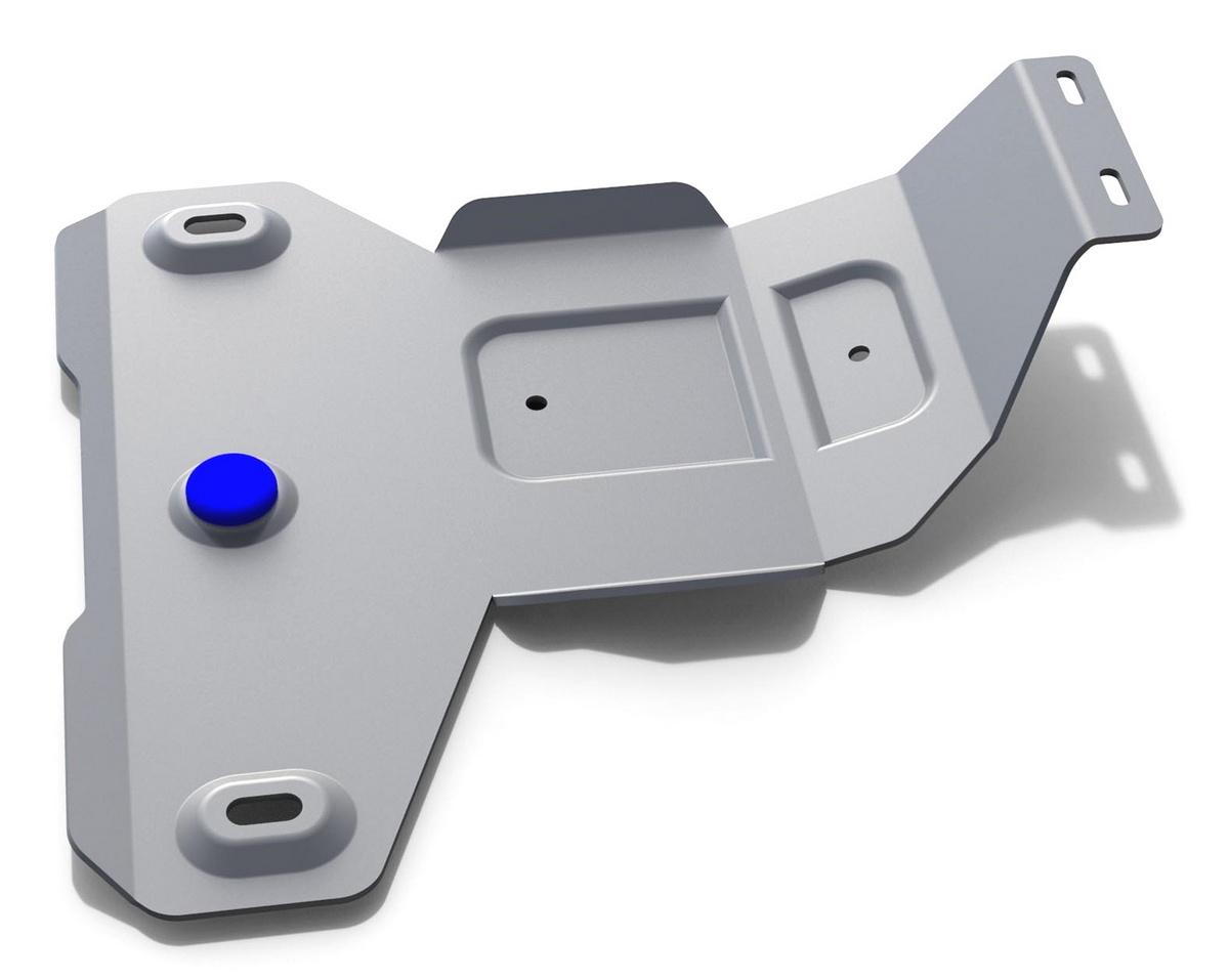 Защита редуктора Rival для BMW X1 F48 4WD (xDrive20d) 2015-2019, штампованная, алюминий 4 мм, с крепежом, 333.0527.1