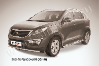 Защита переднего бампера d57 Kia Sportage (2010-2016) , Slitkoff, арт. KSP010-005