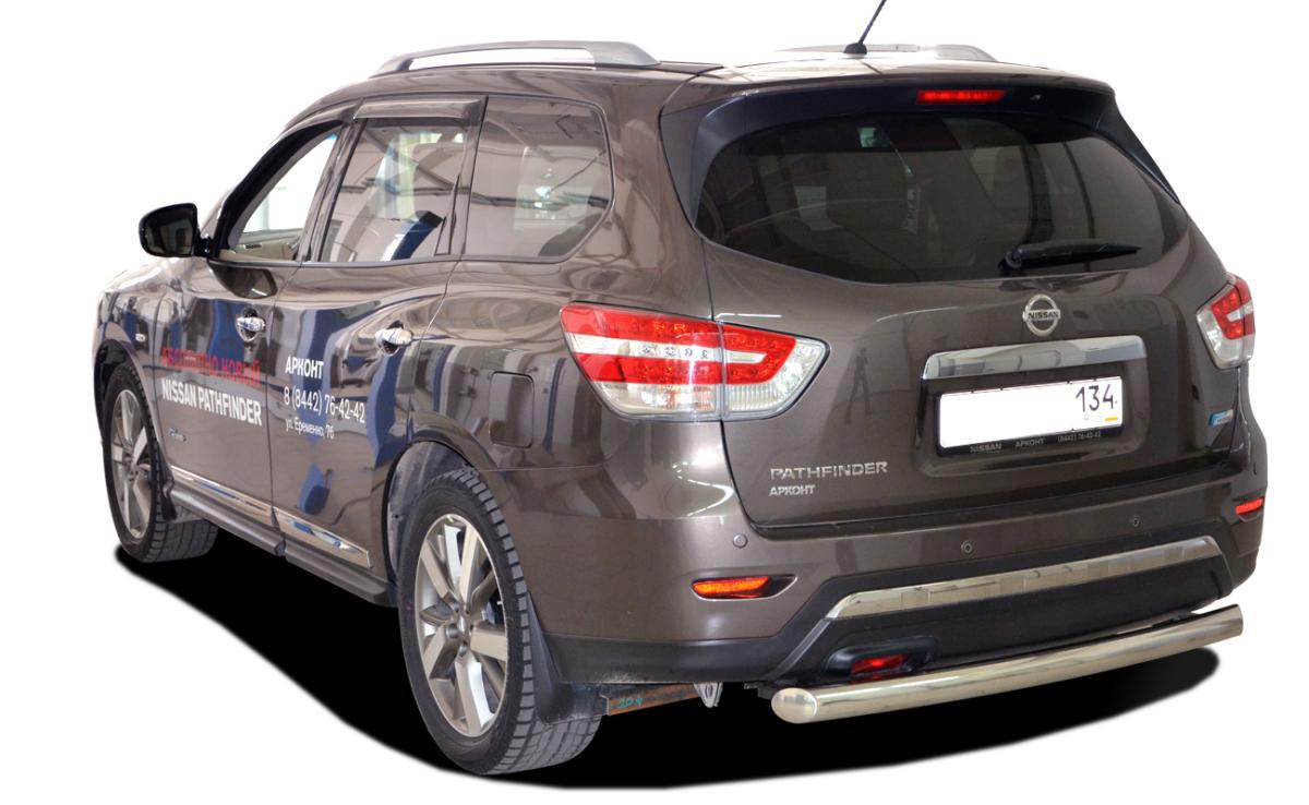 Защита заднего бампера (радиус) для автомобиля NISSAN Pathfinder 2015. NPF.15.13, Россия