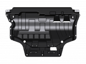 Защита картера и КПП для VOLKSWAGEN Touran  2016 -, V-2,0TDI AT, MT, Sheriff, сталь 1,8 мм, арт. 26.3707