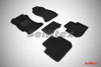 Ковры салонные 3D черные для Subaru Forester IV 2012-, Seintex 86340