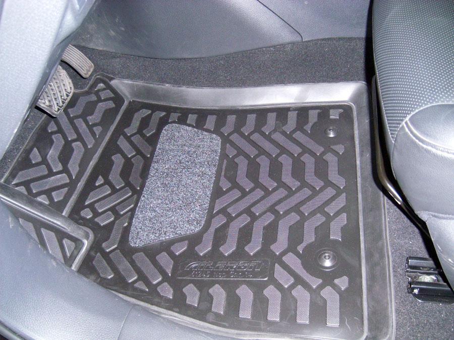 Ковры салонные модельные высокий борт 3D с подпятником для Nissan Sentra 2014-, Элерон 61245