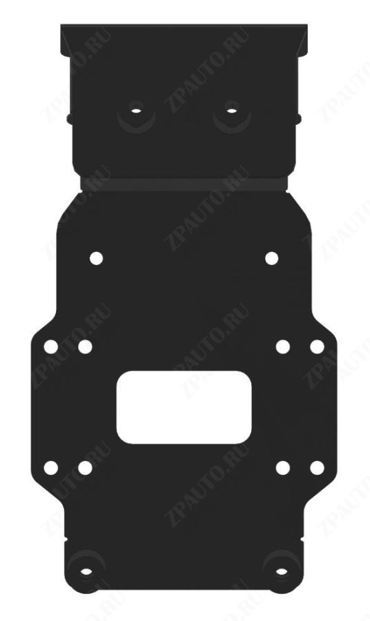 Площадка для крепления лебедки для POLARIS RZR S 800 2008-14, сталь 4 мм, STORM, арт. 1455