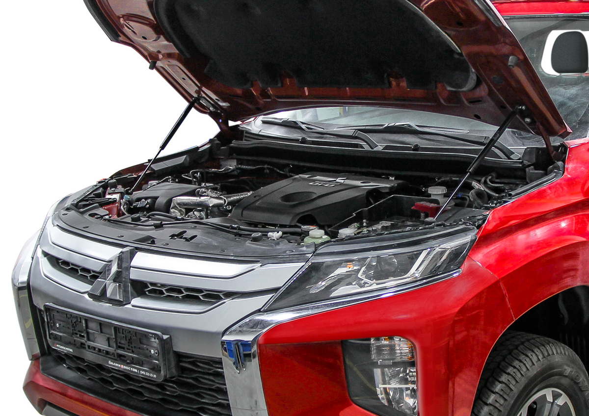 Амортизаторы капота АвтоУпор (2 шт.) Mitsubishi L200 (2018-), Rival, арт. UMIL20031