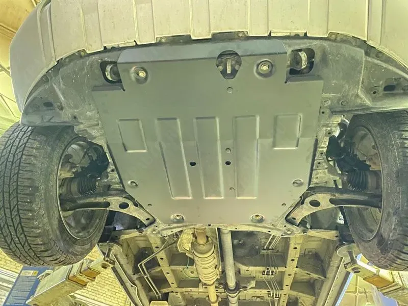 Защита картера и КПП для MITSUBISHI Delica D5 2007 - 2019, V-2,3D AT 4wd, Sheriff, сталь 2,5 мм, арт. 14.5261