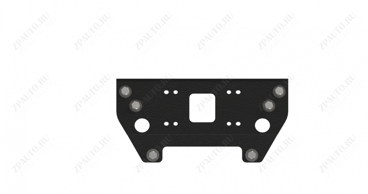 Площадка для крепления лебедки для POLARIS Ranger 1000 XP 2017-2021, сталь 5 мм, STORM, арт. MP 0614