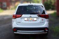 Защита задняя D 60,3 для Mitsubishi Outlander(Мицубиси Аутлендер), ALFeco арт. MITOUT-15.07