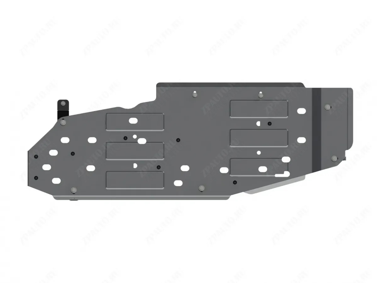 Защита топл. бака для LEXUS LX450d  2015 -, V-4,5d АТ, Sheriff, алюминий 3 мм, арт. 24.3186