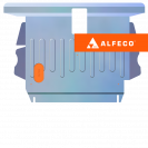Защита  картера и КПП Toyota WILL VS 2001-2004 V-1,5;1,8 2WD , ALFeco, алюминий 4мм, арт. ALF0101al-1