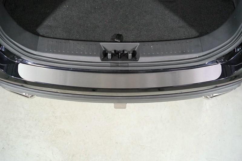 Накладки на задний бампер (лист шлифованный) для автомобиля Chery Tiggo 8 pro 2021 TCC Тюнинг арт. CHERTIG8P21-05