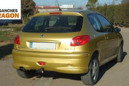 ТСУ для PEUGEOT 206 Plus 3D/5D 2009-/PEUGEOT 206 CC (Coupe Cabrio) 2001-2009/PEUGEOT 206 3D/5D 1998-2008, тип шара: F, Aragon, арт. E4710AS