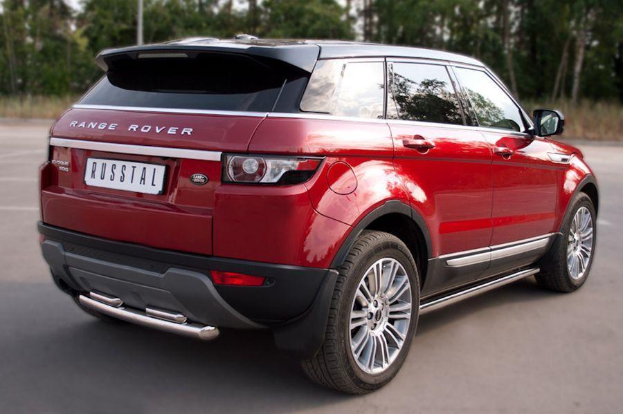 Пороги труба d57 вариант 1 для Land Rover Evoque Prestige Pure, Slitkoff REPT-0008041