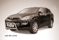Кенгурятник d57 низкий Mazda CX-9 (2006-2012) Black Edition, Slitkoff, арт. MZCX9001BE