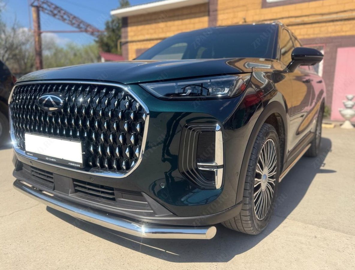 Защита переднего бампера  для автомобиля Chery Tiggo 9 2024 арт. CHTG.9.24.01