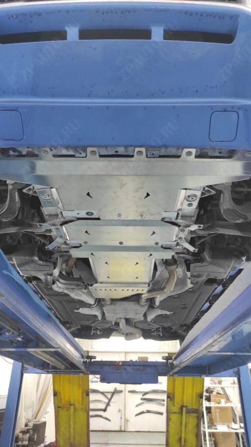 04.50ABC ЗАЩИТА ДНИЩА JEEP GRAND CHEROKEE (WL) V-3.6 (2021-) (ДЛЯ КОМПЛЕКТАЦИИ TRAILHAWK, OVERLAND) ИЗ 3-Х ЧАСТЕЙ (АЛЮМИНИЙ 4 ММ)