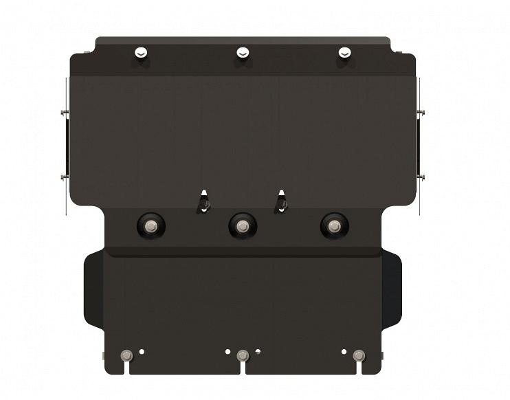 Защита картера для KIA Sorento усиленная 2006 - 2009, V-2,5; 3,3, Sheriff, сталь 2,5 мм, арт. 11.1706