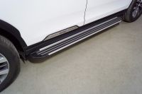 Пороги алюминиевые "Slim Line Silver" 1920 мм Gac GS8 GX Traveller 2.0T 4WD 2025 арт. GACGS825-03S