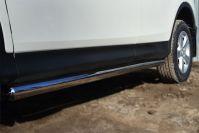 Пороги труба d63 вариант 3 для Toyota RAV4 2012, Руссталь TR4T-0012833