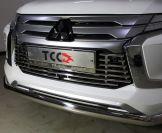 Решетка радиатора 16 мм для автомобиля Mitsubishi Pajero Sport 2021- TCC Тюнинг арт. MITPASPOR21-25