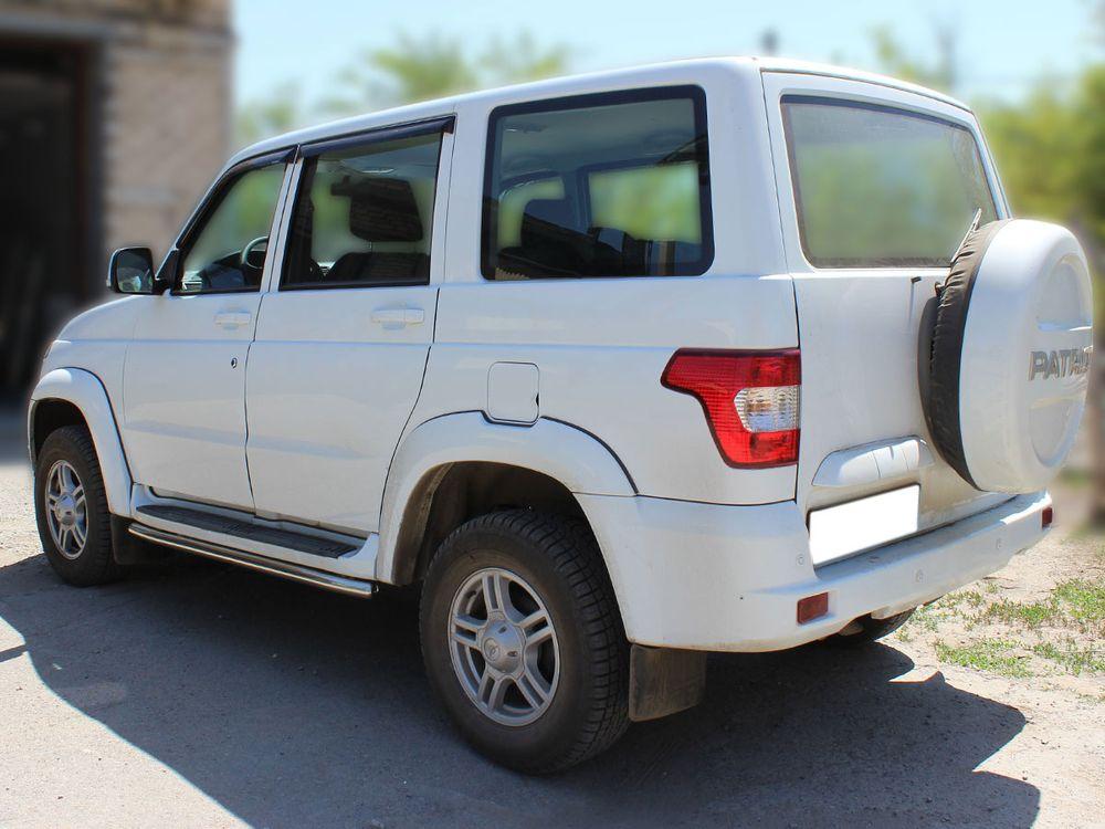 Пороги (обвод штатного порога) d-53 для UAZ Patriot 2014, Технотек UP14_2