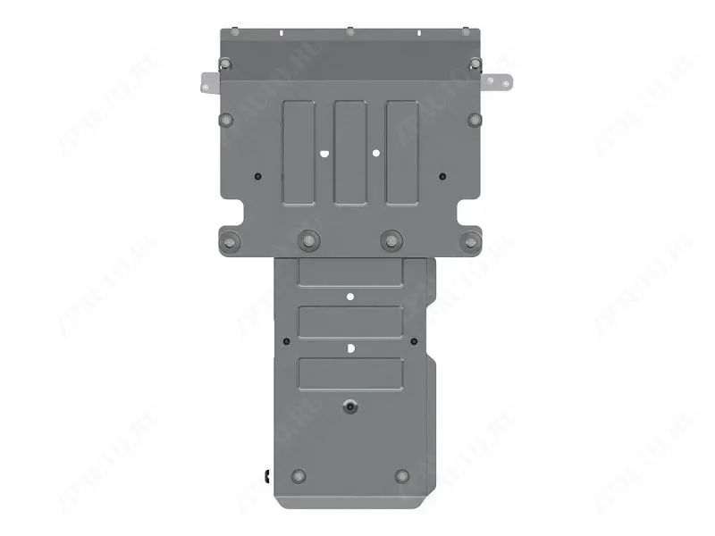 Защита картера и КПП для AUDI Q 5 с кронштейнами  2017  -, V-2L S-tronic AWD, Sheriff, алюминий 4 мм, арт. 02.3425 V1