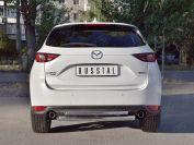 Защита заднего бампера d57/42 с декором Mazda CX-5 2017, Русталь M5Z-002800, Slitkoff