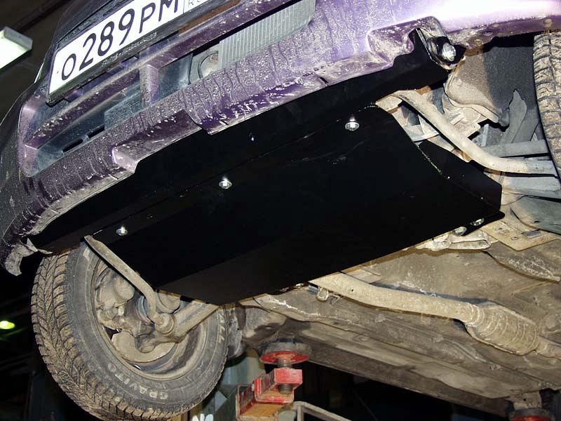 Защита картера и КПП для SUZUKI Wagon R +  1997 - 2000, V-1,0; 1,2, Sheriff, сталь 2,0 мм, арт. 23.0696