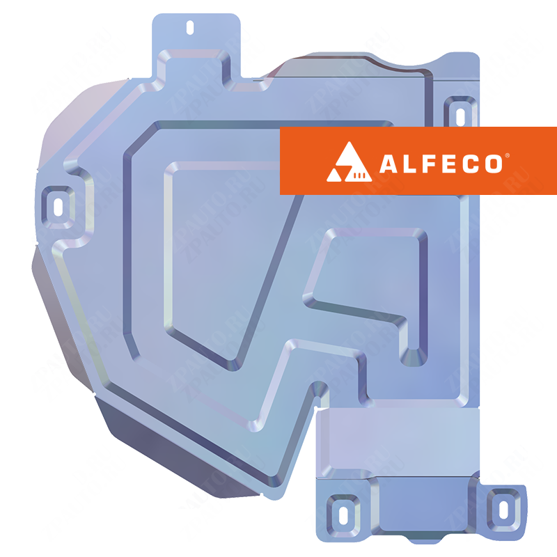 Защита  топливного бака Nissan Terrano  2014- V-1,6;2,0 4WD , ALFeco, алюминий 4мм, арт. ALF1811al