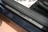 Накладки на внутренние пороги с логотипом на металл для Volkswagen Golf VI 5D 2009, Союз-96 VWG6.31.3049