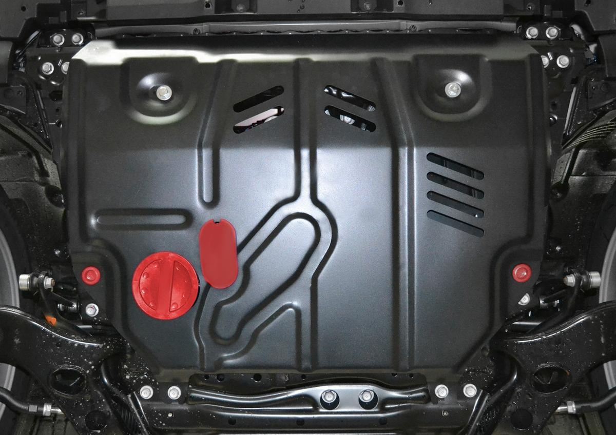 Защита картера и КПП АвтоБроня для Lexus NX 300h (V - 2.5 Hybrid) 2014-2017, штампованная, сталь 1.8 мм, с крепежом, 111.03206.1