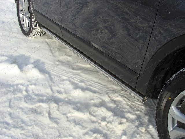 Пороги труба 60,3 мм для автомобиля Mazda CX-9 2013-2017, TCC Тюнинг MAZCX913-05