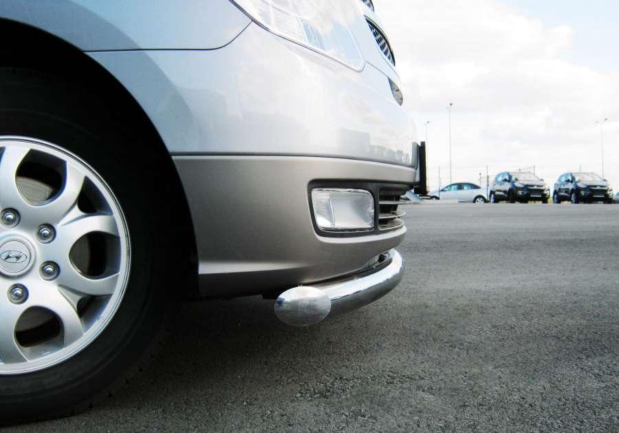 Защита переднего бампера d76 для Hyundai H1 2007, Slitkoff HHZ-000010